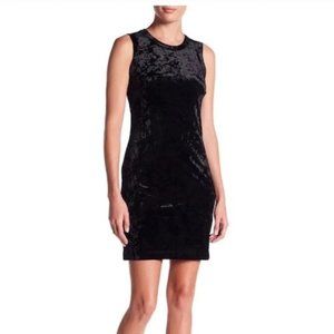 Fifteen-Twenty Womens Black Mini Velvet Shift Casual Party Dress Size Small